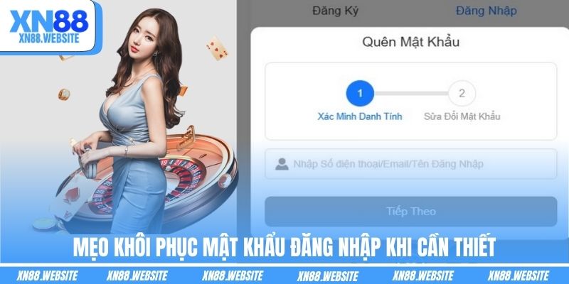 Mẹo khôi phục mật khẩu đăng nhập khi cần thiết